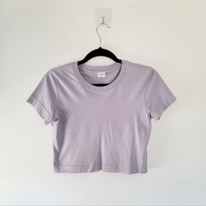 Aritzia Wilfred Cropped Tee